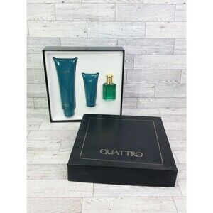 Mary Kay Quattro for Men Gift Set Cologne After Shave and Balm Shampoo NEW BOX